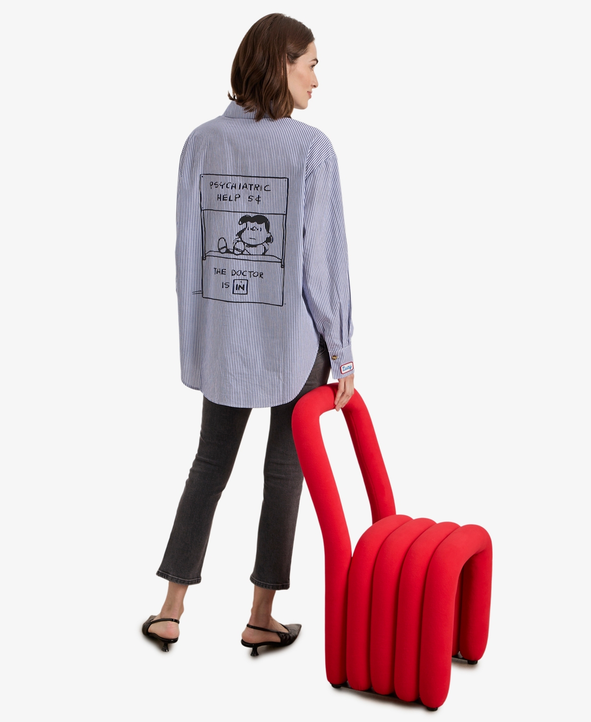 Sanctuary Women's Spread Collar Long-Sleeve Shirt