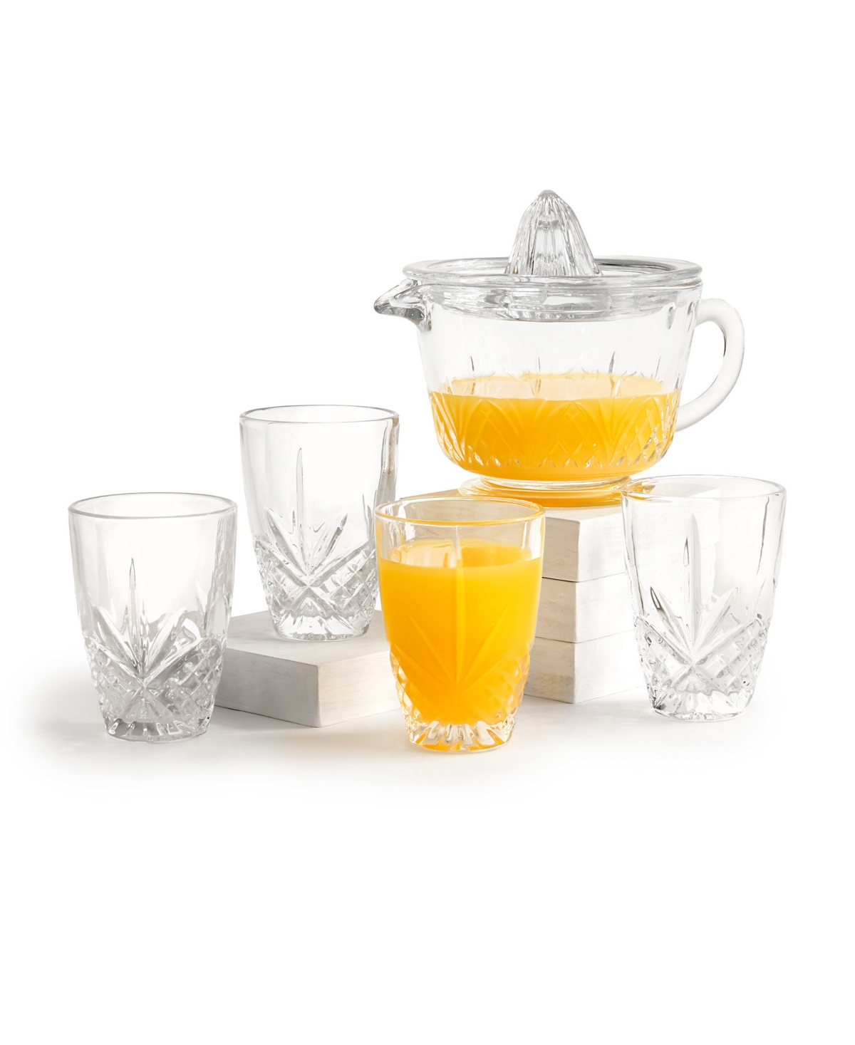 Godinger Dublin Crystal Juice Tumbler, Set of 8