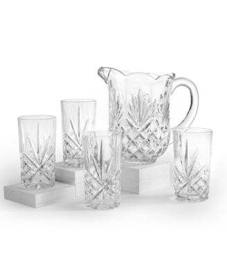 Dublin Crystal Highball Glasses, Set of 8