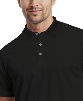 Men's Solid Cooling Texture Polo Shirt