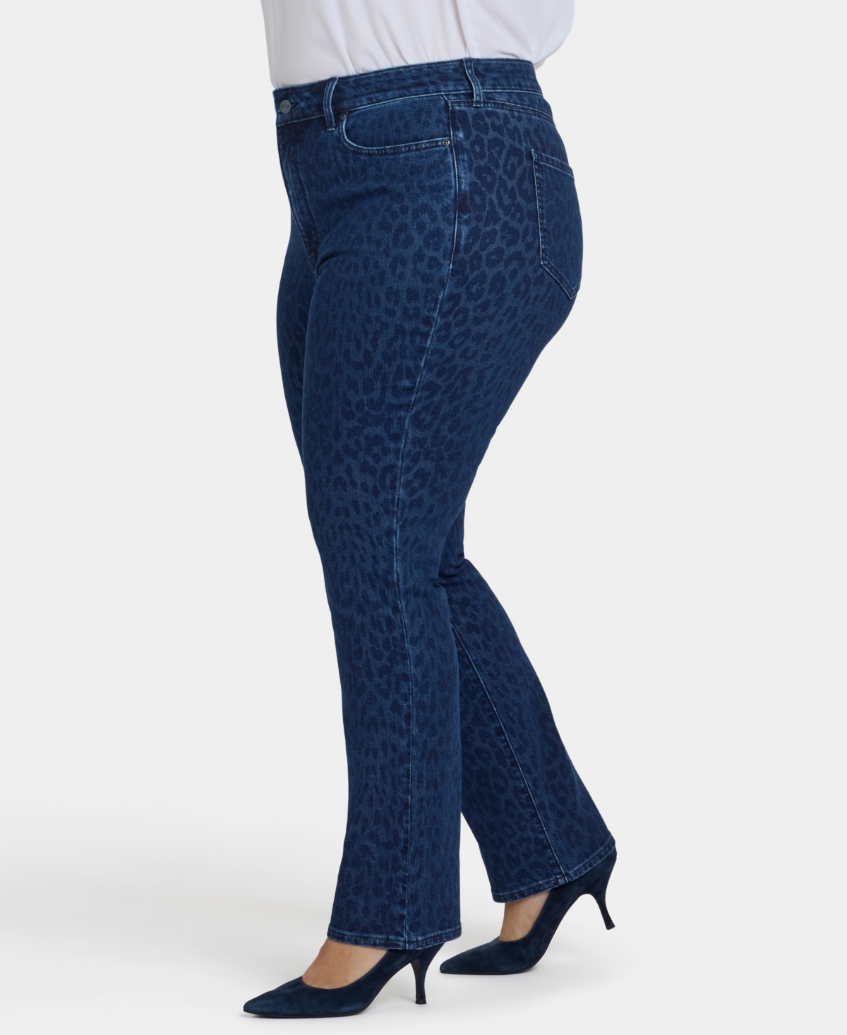 Nydj Plus High Rise Marilyn Straight Jeans
