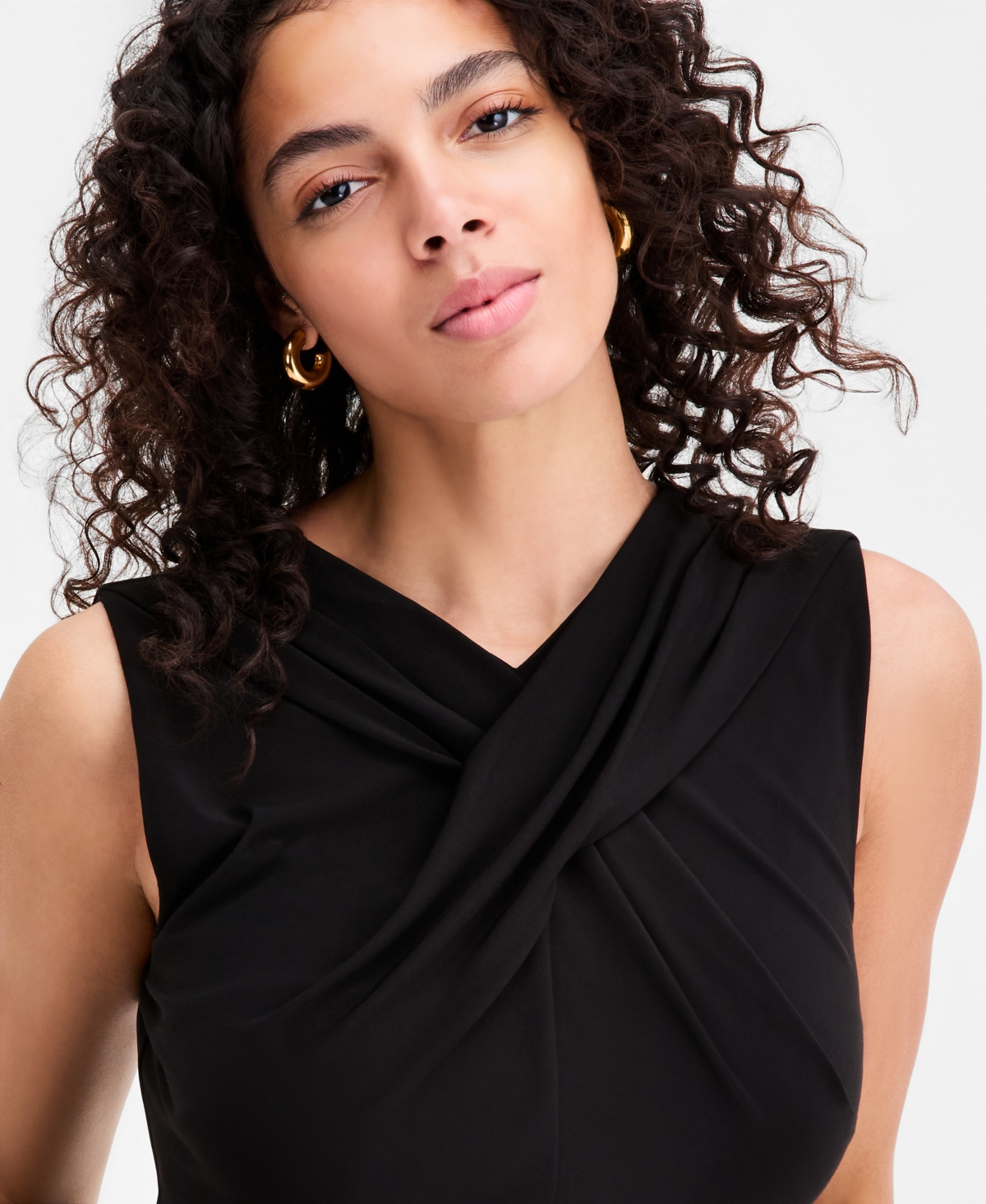 Sam Edelman Women's Crossover-Neck Sheath Dress