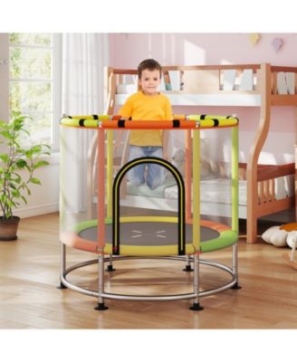 55" Kids Trampoline Gift for for 3-6 Years Old Boys and Girls