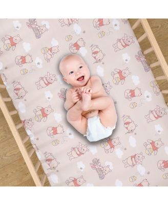 Disney Baby Winnie the Pooh & Friends Fitted Crib Sheet
