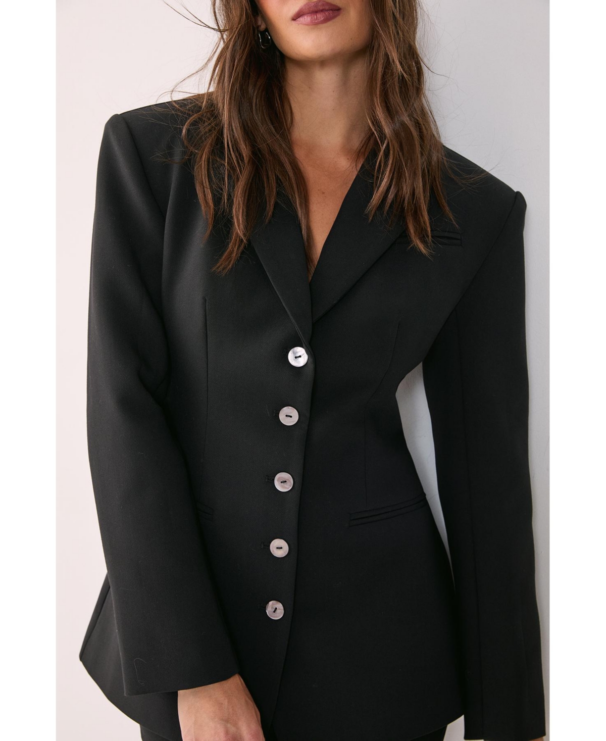 Nasty Gal Women's Premium Cinched Waist Blazer