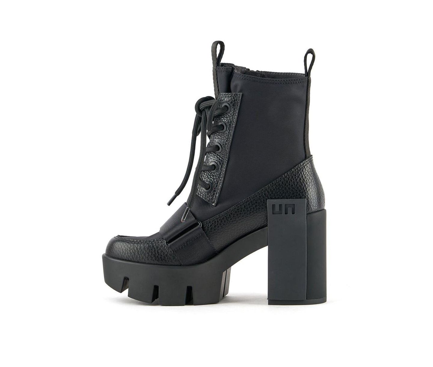 Женские ботинки United Nude Grip Combat Mid, цвет: Чёрный — фото 6