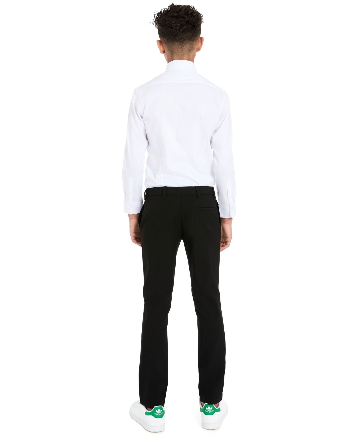Рубашка Kenneth Cole Reaction Button Front Dress Shirt для мальчиков, цвет: Белый — фото 3