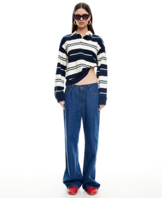 Lioness - Women's Preppy Long-Sleeve Pull-On Top