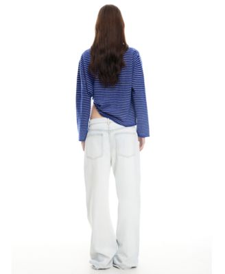 Women's Mayfair Long-Sleeve Spread Collar Top