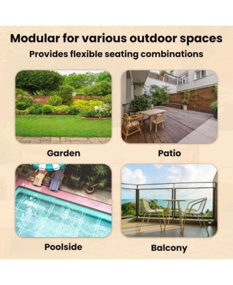 Wooden Sofa Cream White Solid Acacia Wood, 100% Polyester Medium