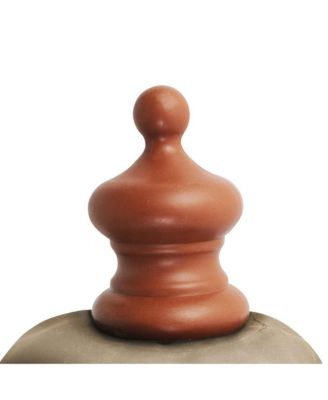 Garden Parasol with Wooden Pole 137.8" Taupe