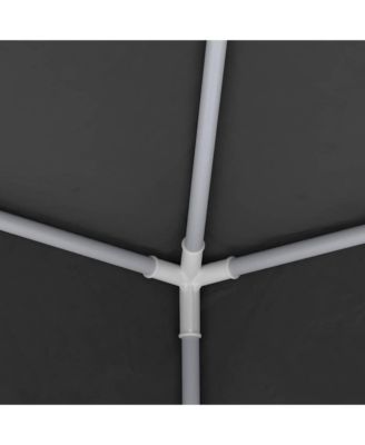 Professional Party Tent with Side Walls 6.6'x6.6' Anthracite 0.3 oz/ft²