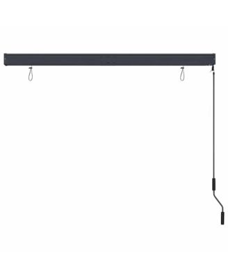 Roller Shade Anthracite Polyester 63.0 x 98.4 in Retractable