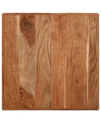 Bistro Table Natural Wood Solid acacia wood, cast iron