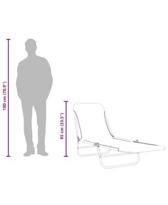 Sun Lounger Set of 2 Pink