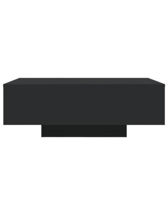 Coffee Table Black Engineered wood Low Coffee Table Coffee Table