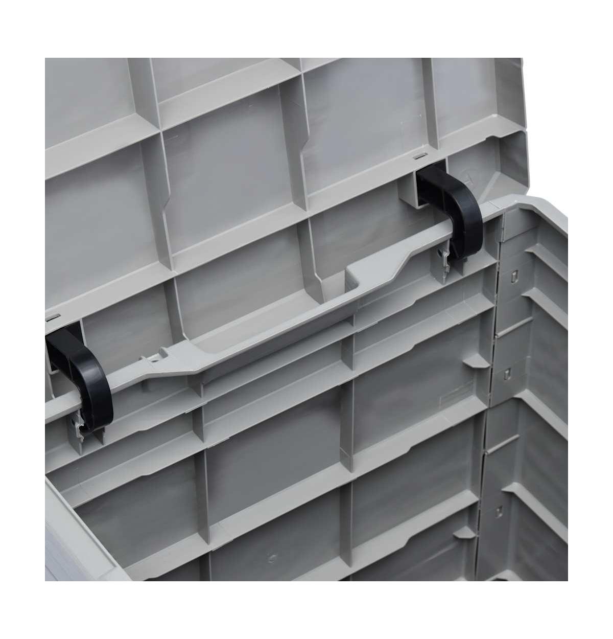 Patio Storage Box 23.8 gal Light Gray