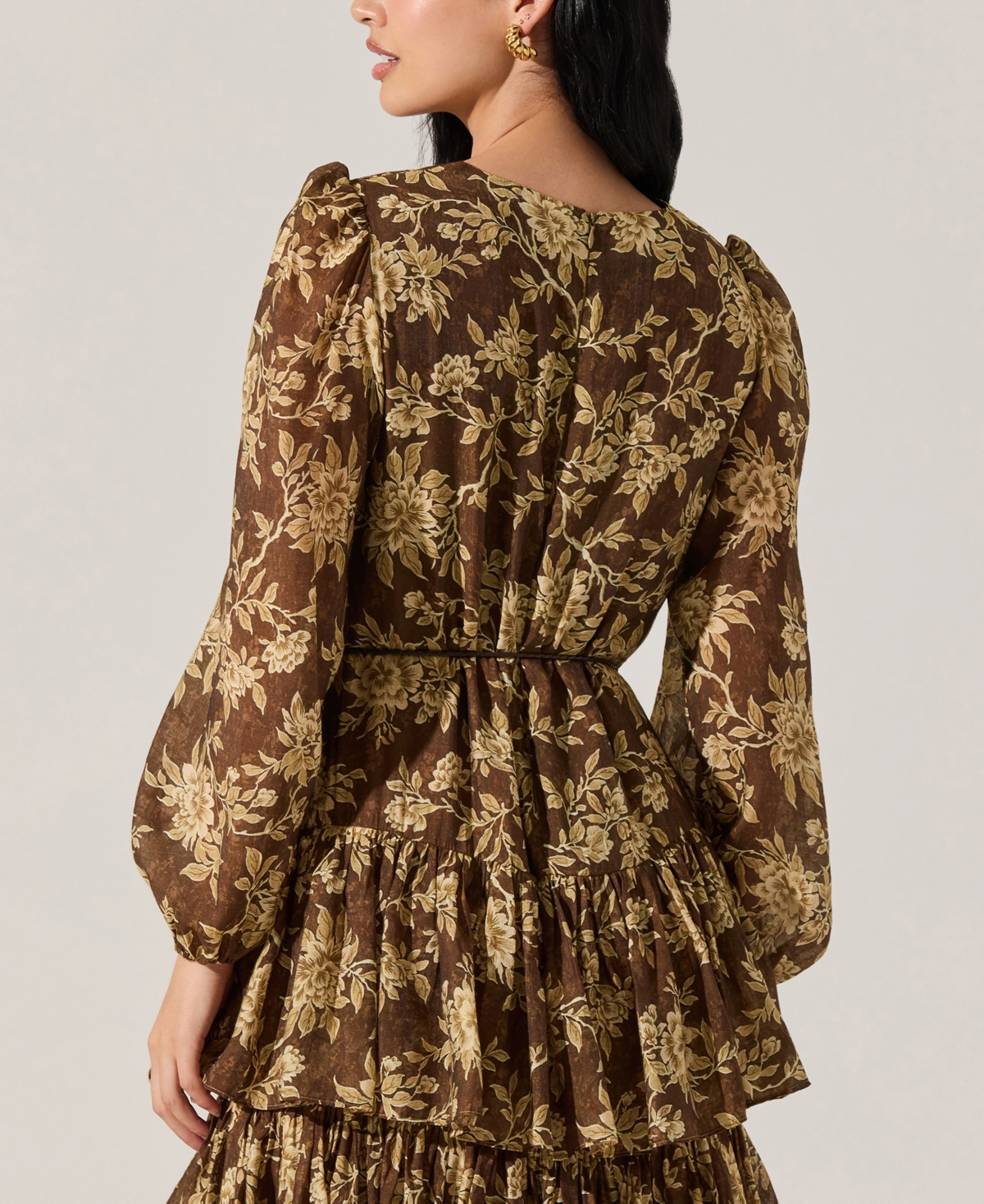 Astr the Label Women's Franchesca Ruffle Tiered Maxi Dress