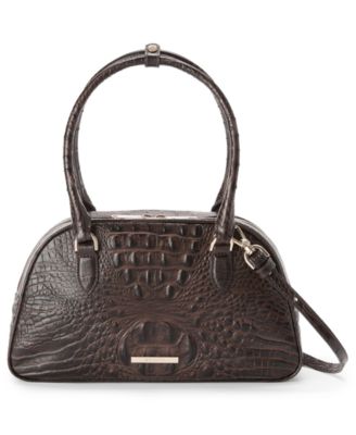 Angie Alden Road Leather Medium Satchel Bag