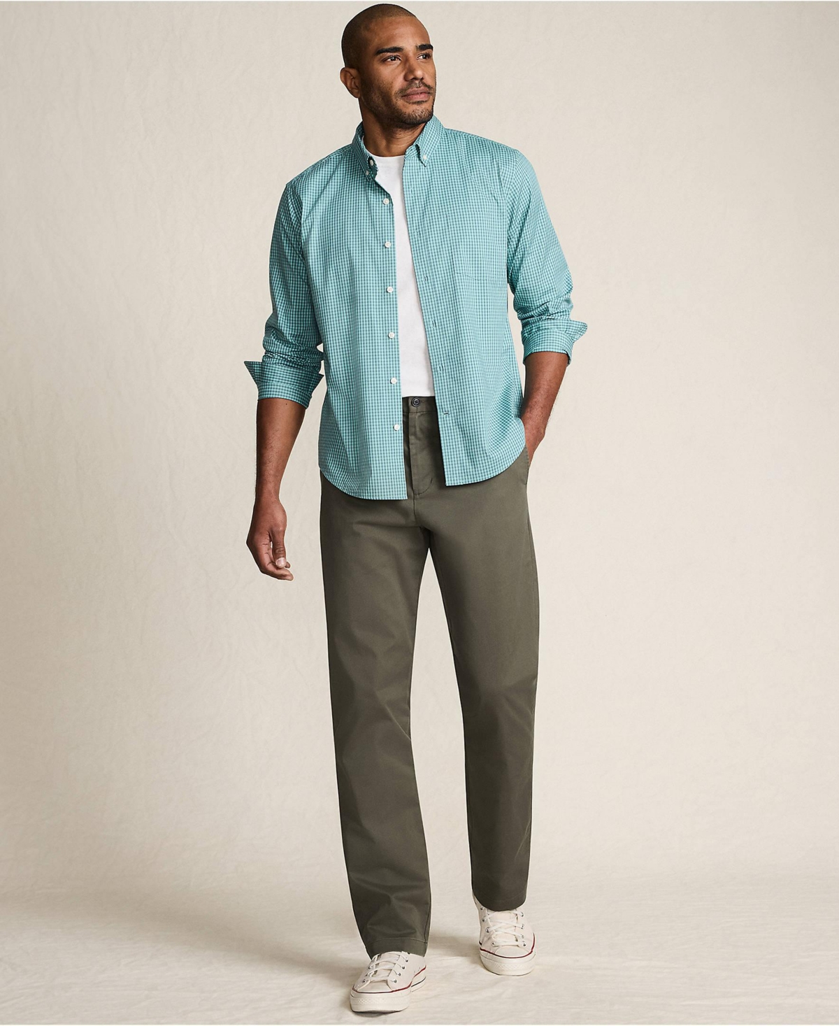 Lands' End Men's Travel Kit Classic Fit Chino Pant