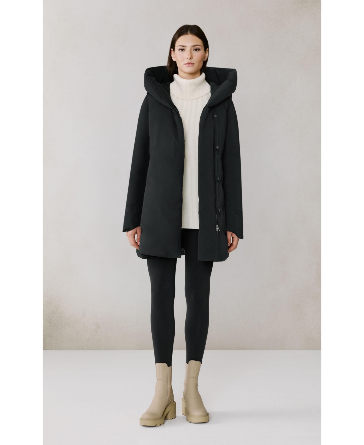Soia & Kyo Womens Adelaide Wrap Down Coat
