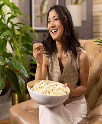 Lexa Collection 2 piece 12 inch Bamboo Salad Bowl Set