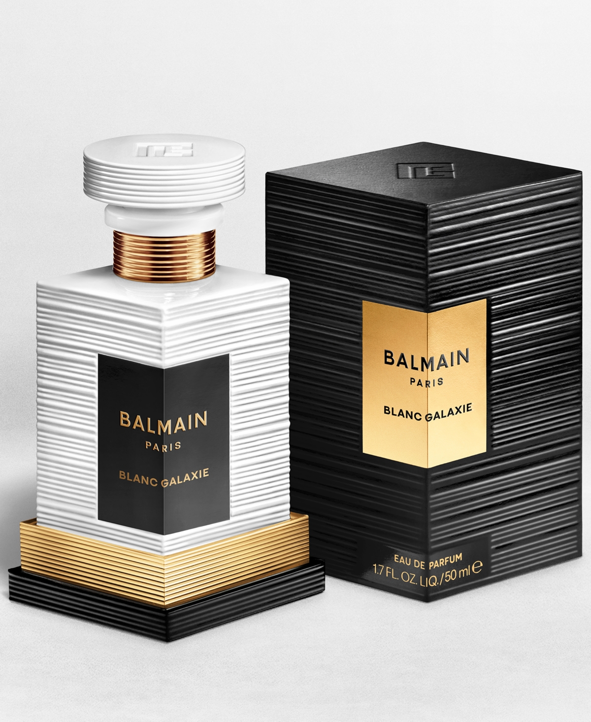 Balmain Blanc Galaxie Eau De Parfum, 1.7 Oz. In Transparent