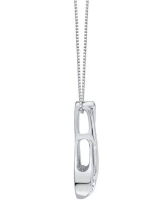 Lab Grown Diamond Knot Pendant Necklace (1-1/2 ct. t.w.) in 14k White or Yellow Gold