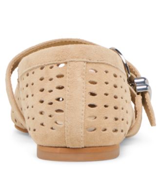 Women's Mikel Perforated Buckle Mary Jane Flats