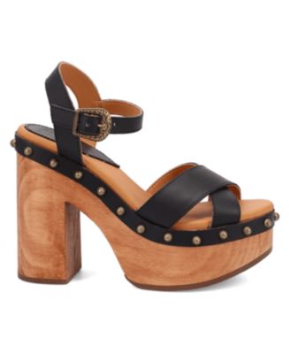 Women's Lotus Wooden Sandal