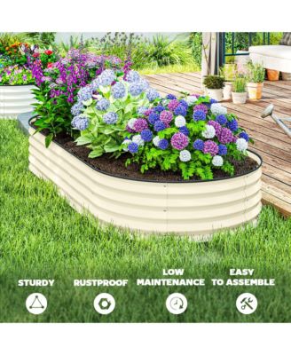 2PCS Raised Garden Bed, Raised Beds for Gardening,