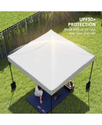 10' x 10' Pop up Canopy Replacement Top with Weight Bags, Multi