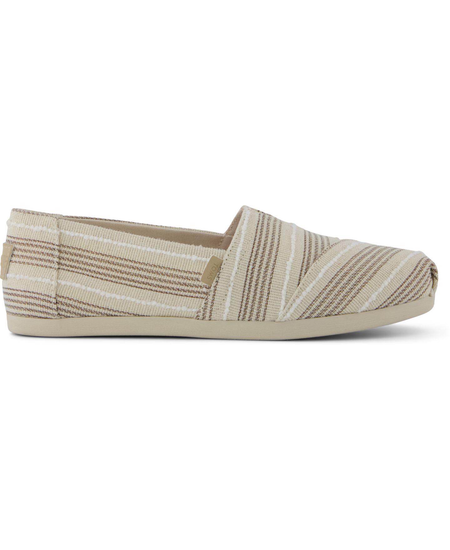Женские балетки TOMS Aclass Slip-On Flats, цвет: Натуральный — фото 2