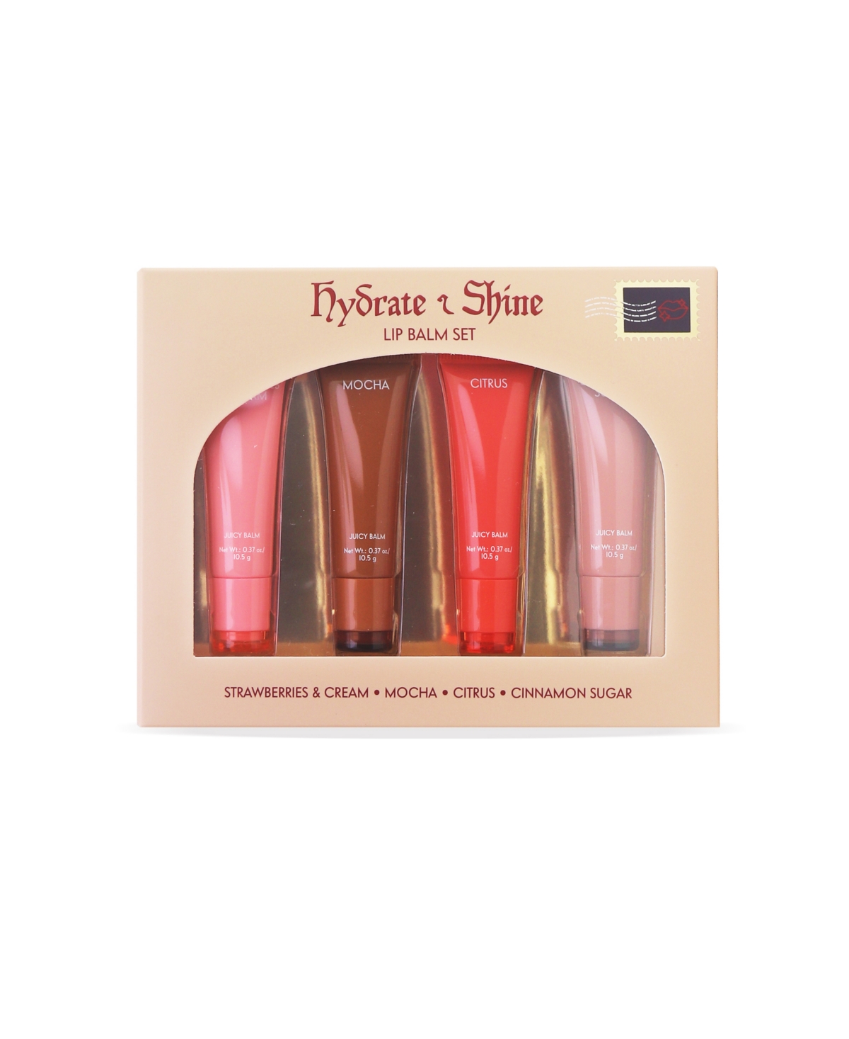 Created For Macy's 4-pc. Juicy Tubes Lip Balm Set,  In Transparent