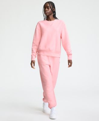 Women's Essentials Reverse Weave Crew Neck Loose Fit Sweatshirt