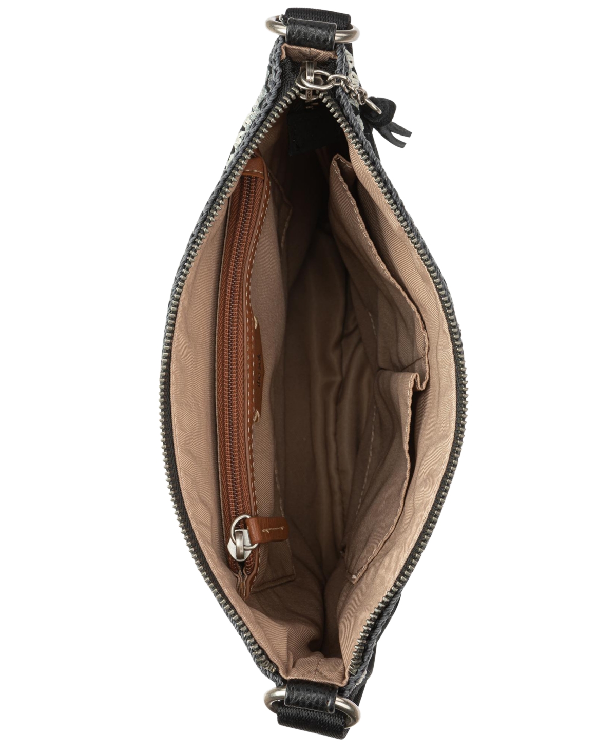 The Sak Women's Lucia Leather Crossbody Bag In Black