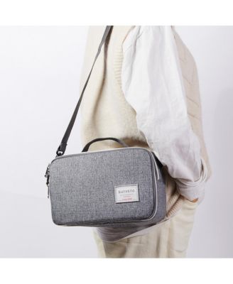 Portable Diaper Bag with Changing Pad, Waterproof Travel Baby Bag