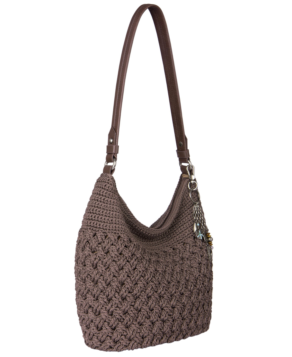 The Sak Sequoia Crochet Hobo In Brown