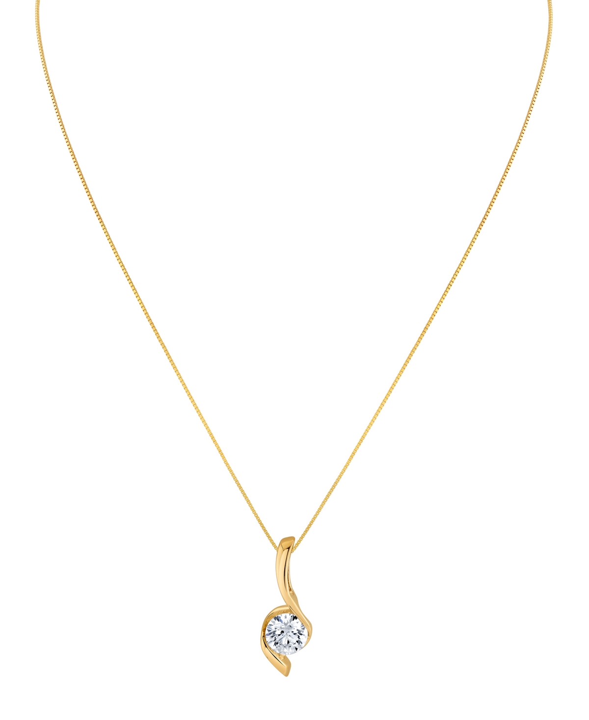 Sirena Lab Grown Diamond Pendant Necklace (2 Ct. T.w.) In 14k Yellow Gold (also In 14k White Gold) In Gold