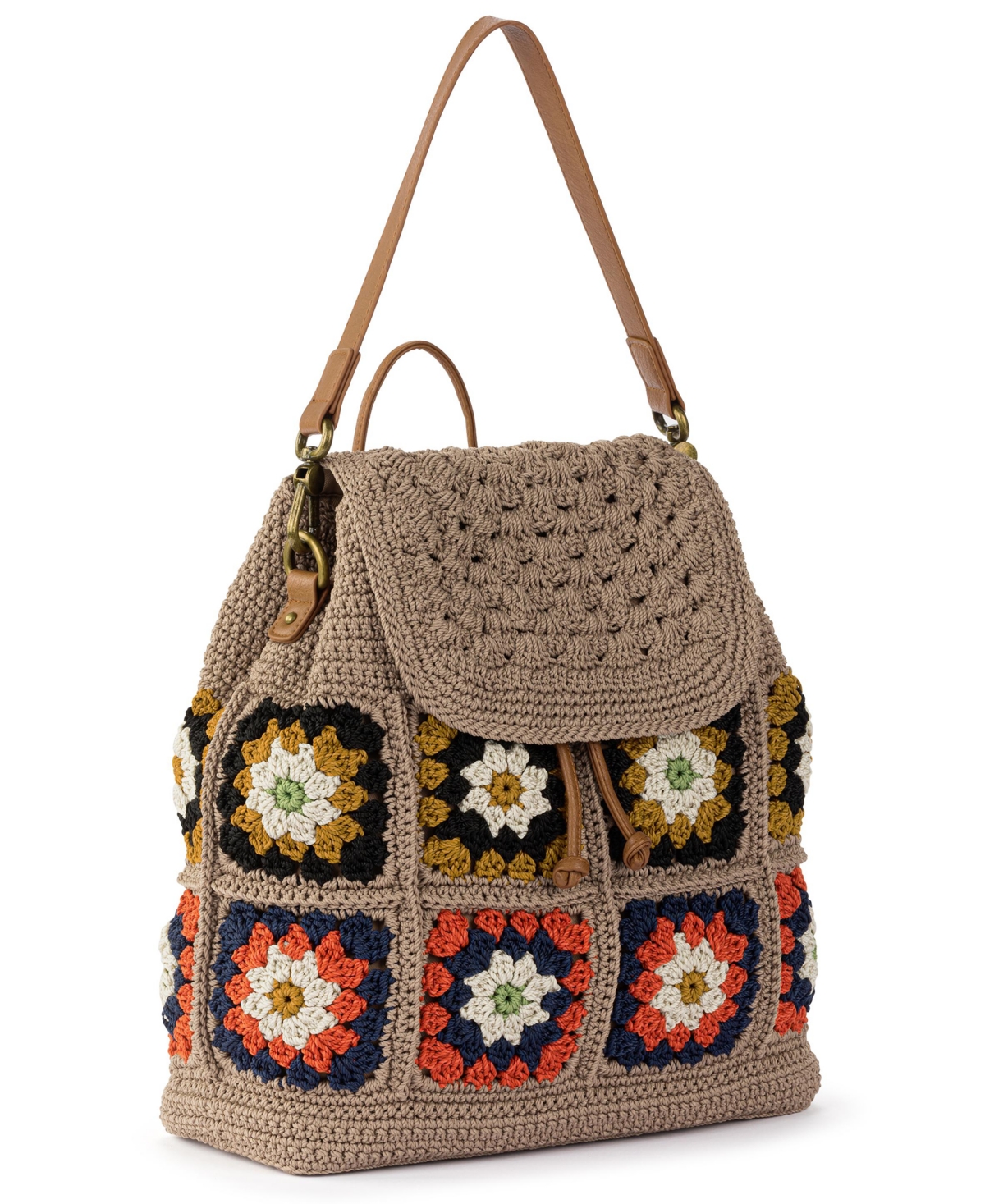 The Sak Women's Sayulita Crochet Backpack In Multi