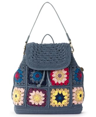 Women's Sayulita Crochet Large Backpack