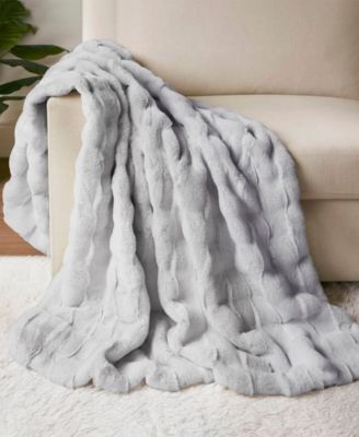 Vivienne Faux Fur Throw, 50" x 60"
