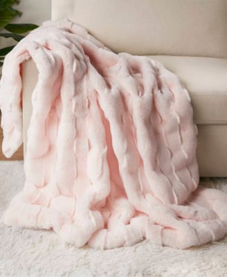 Vivienne Faux Fur Throw, 50" x 60"