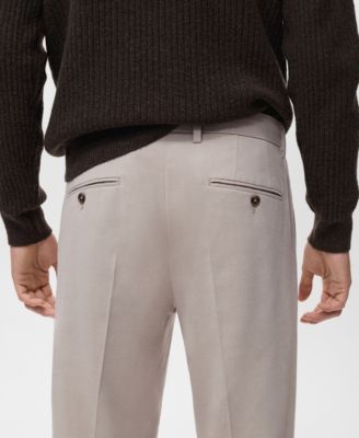 Men's Regular-Fit Pleated Pants