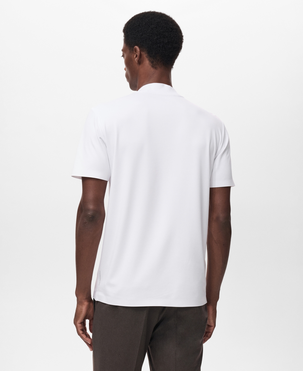 Mango Men's Coolmax Slim Fit T-shirt In White