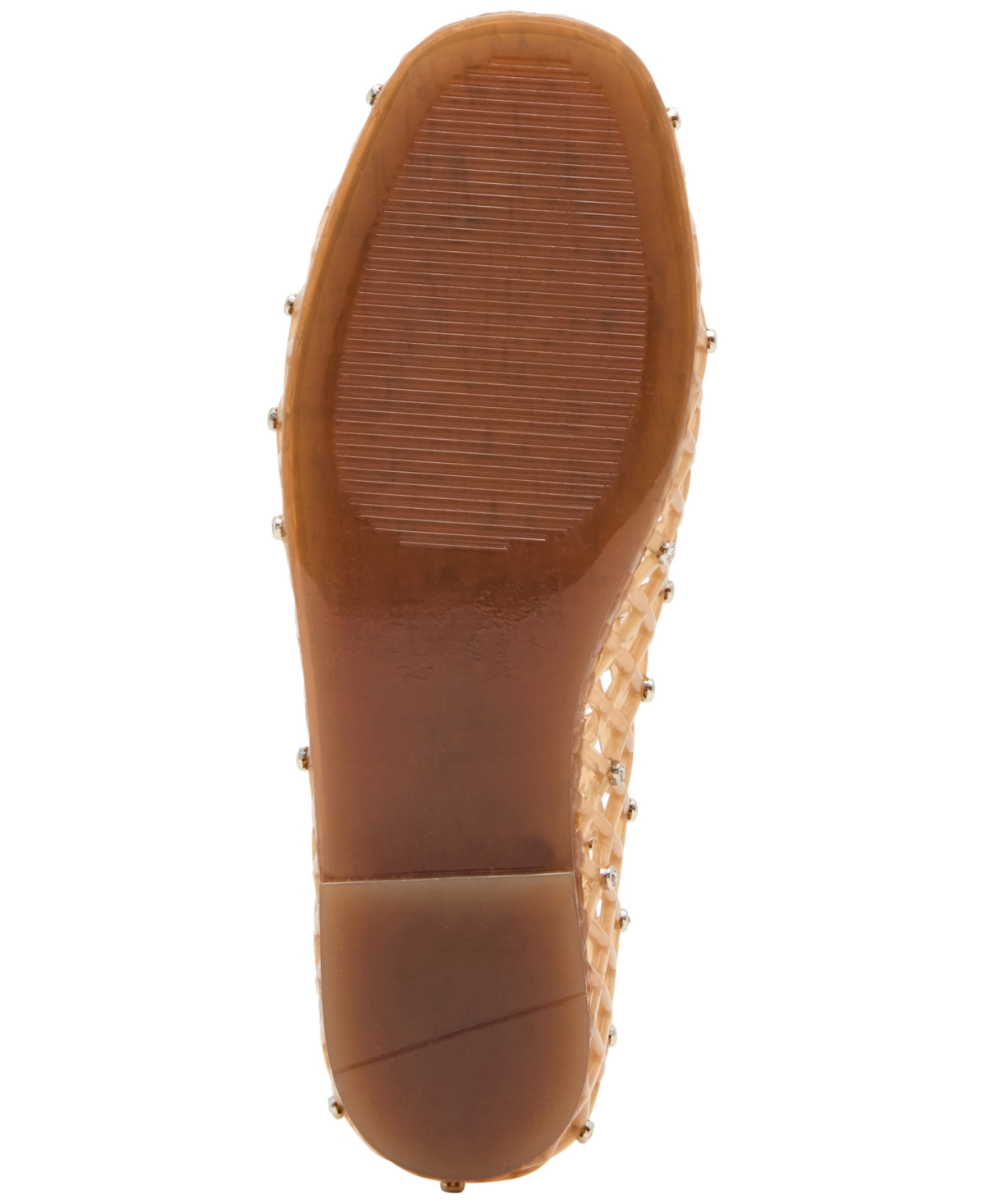 Steve Madden Women's Grove-r Rhinestone Caged Round-Toe Jelly Flats