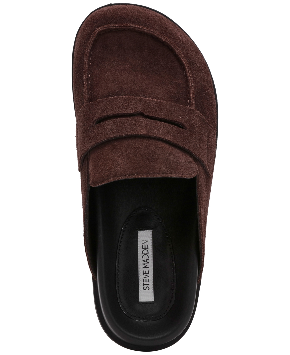 Steve Madden Women's Toryn Tailored Round-toe Slip-on Clogs In Brown