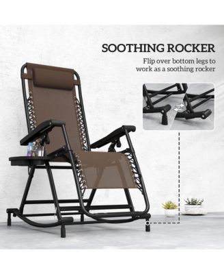 Rocking Zero Gravity Lounge Chair, Folding,