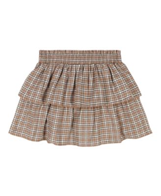 Girls' 7-16 Plaid Tiered Skirt