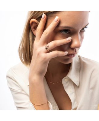 New Hug Ring With Hands Sterling Silver and Gold Plated